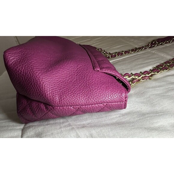 KENNETH COLE REACTION Berry Fuchsia Chain Colorful‎ Crossbody Purse - Picture 8 of 15